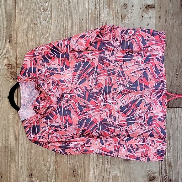 Columbia Size Small Red and Black Flash Forward Printed Windbreaker - Picture 6 of 6